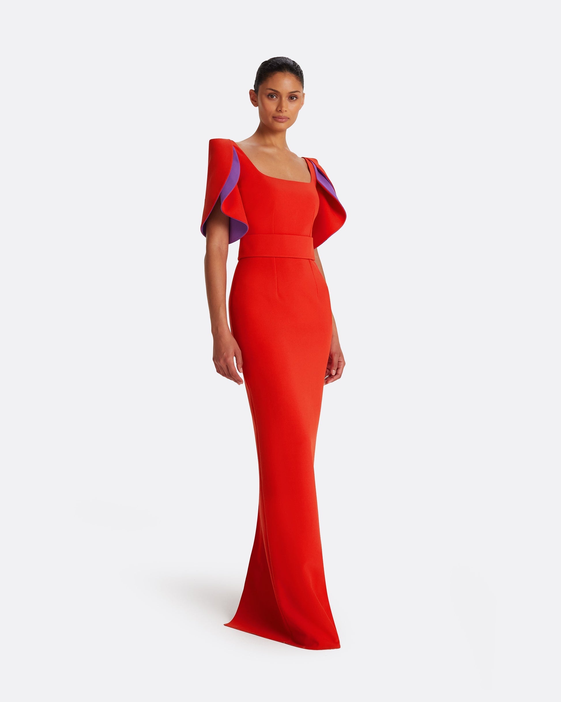 Dara Scarlet Red Long Dress FR44 - US12