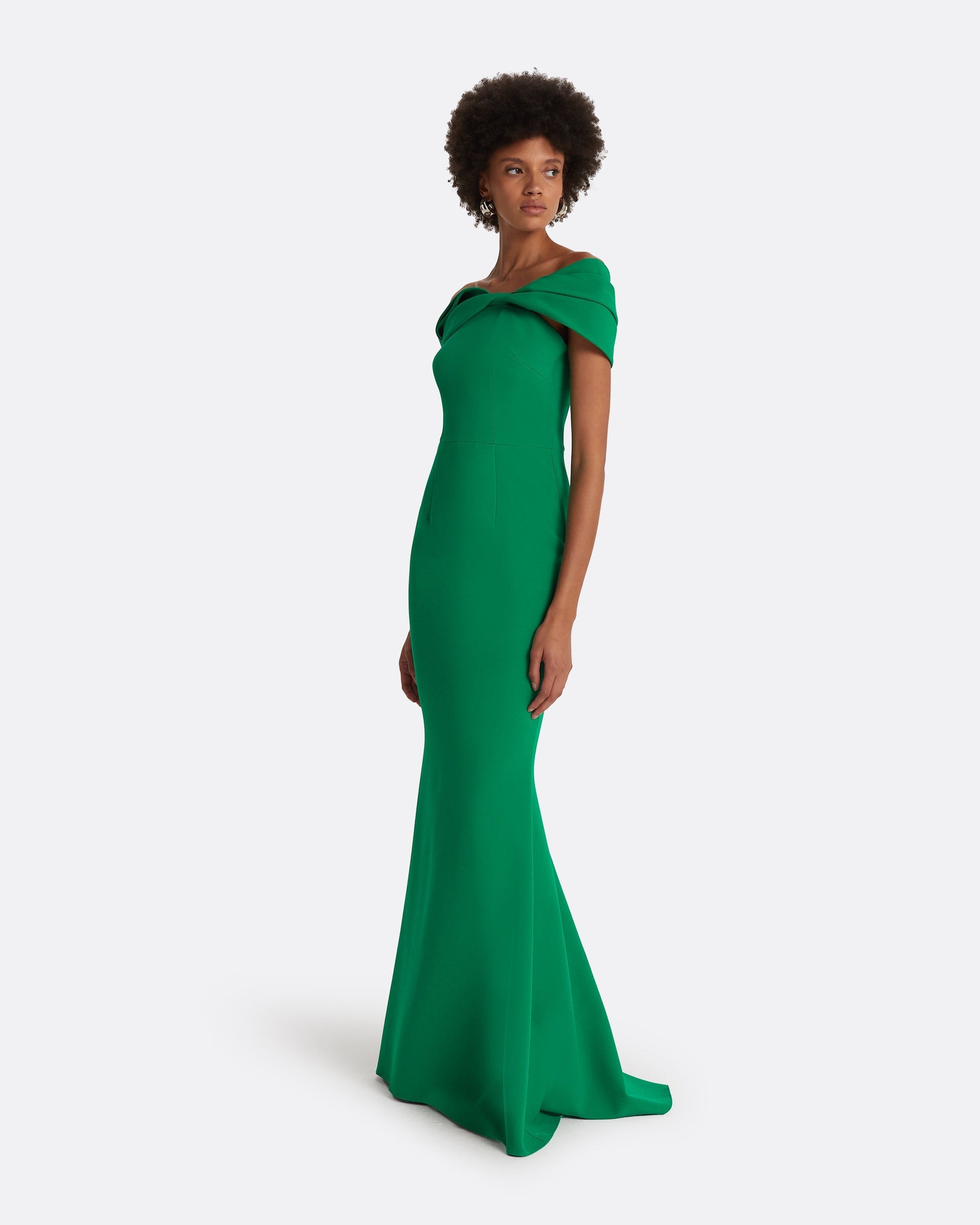 Sofia Emerald Noir Long Dress.