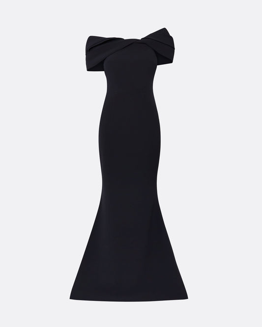 Rossa Midnight Navy Long Dress