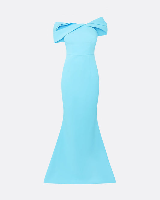 Rossa Topaz Long Dress