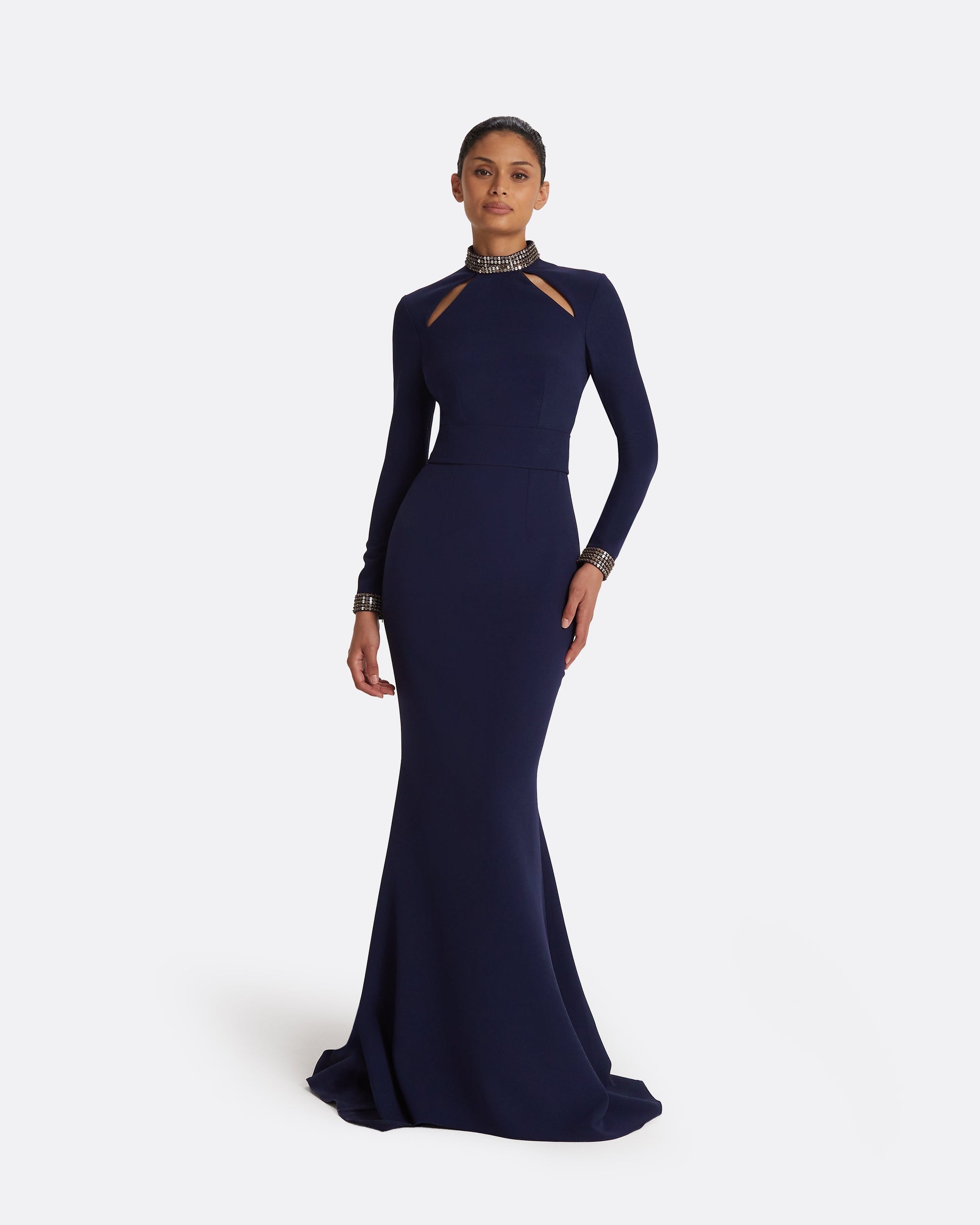 Giorgia Long Dress in Azurite main image 1