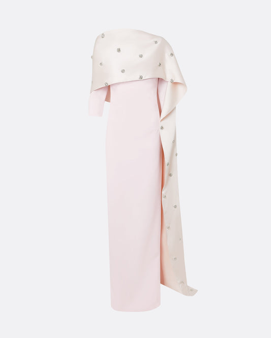Cosette Barely Pink Long Dress