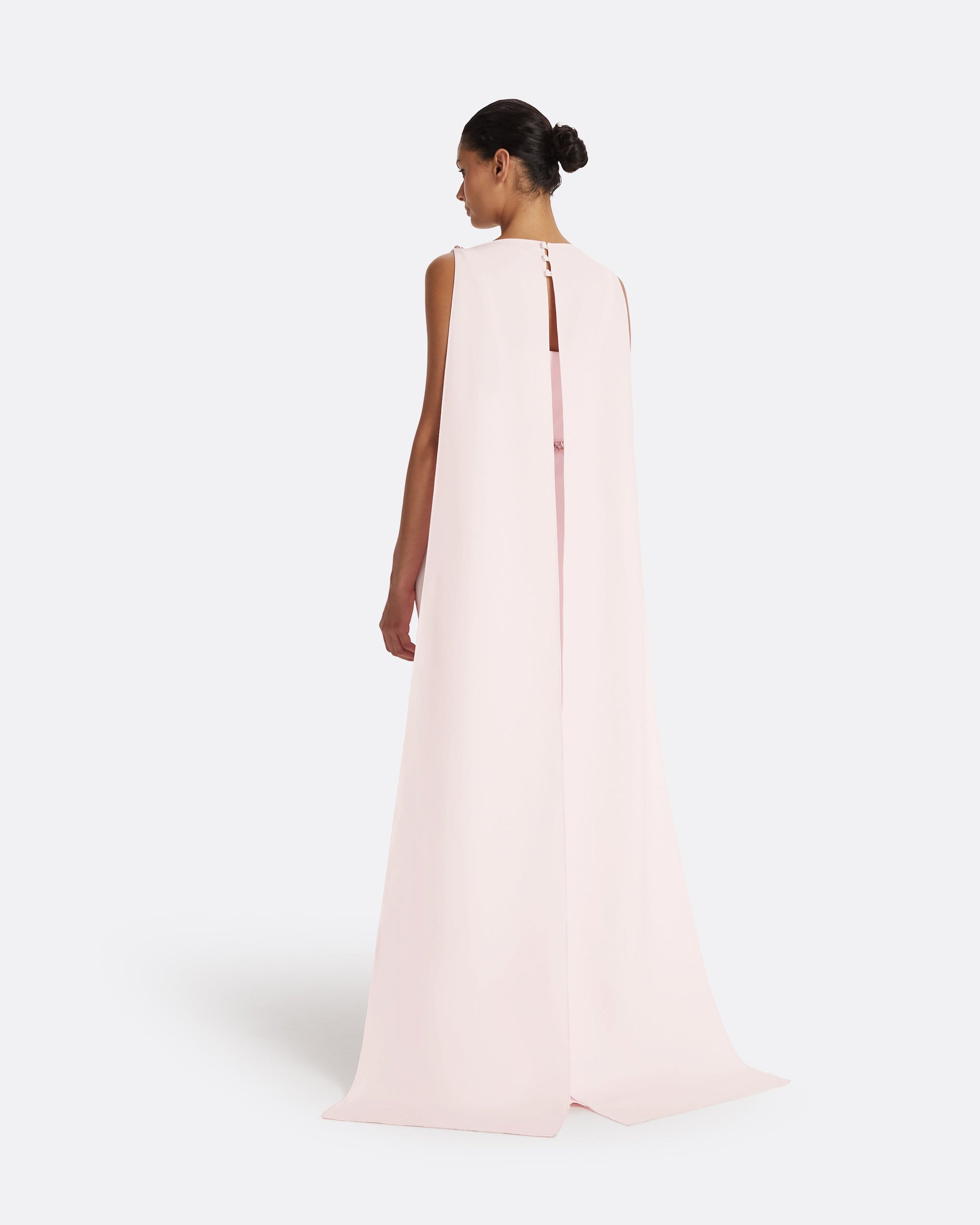 Safiyaa - Ginevra Barely Pink Long Dress FR42 - US10 - UK14 Safiyaa - Ginevra Barely Pink Long Dress FR42 - US10 - UK14