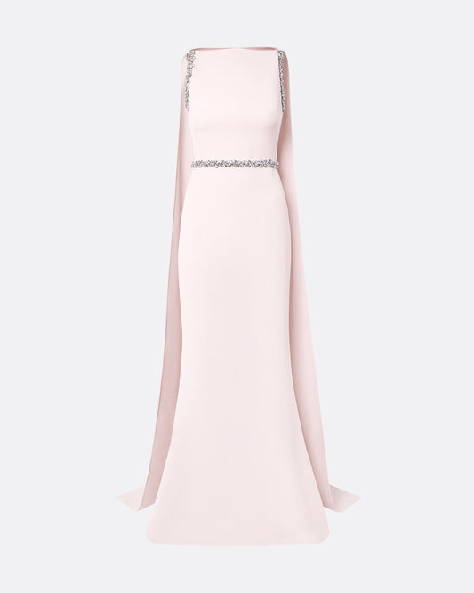 Ginevra Barely Pink Long Dress