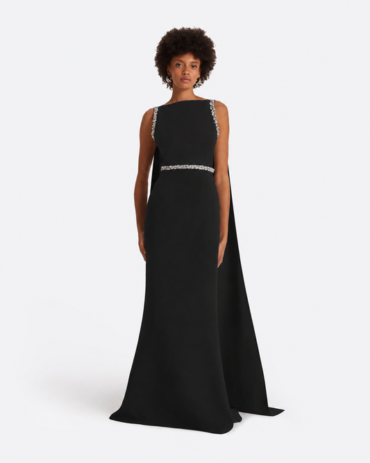 Ginevra Black Long Dress