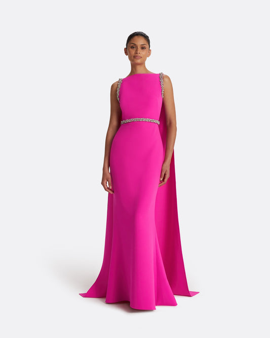 Ginevra Wild Strawberry Long Dress