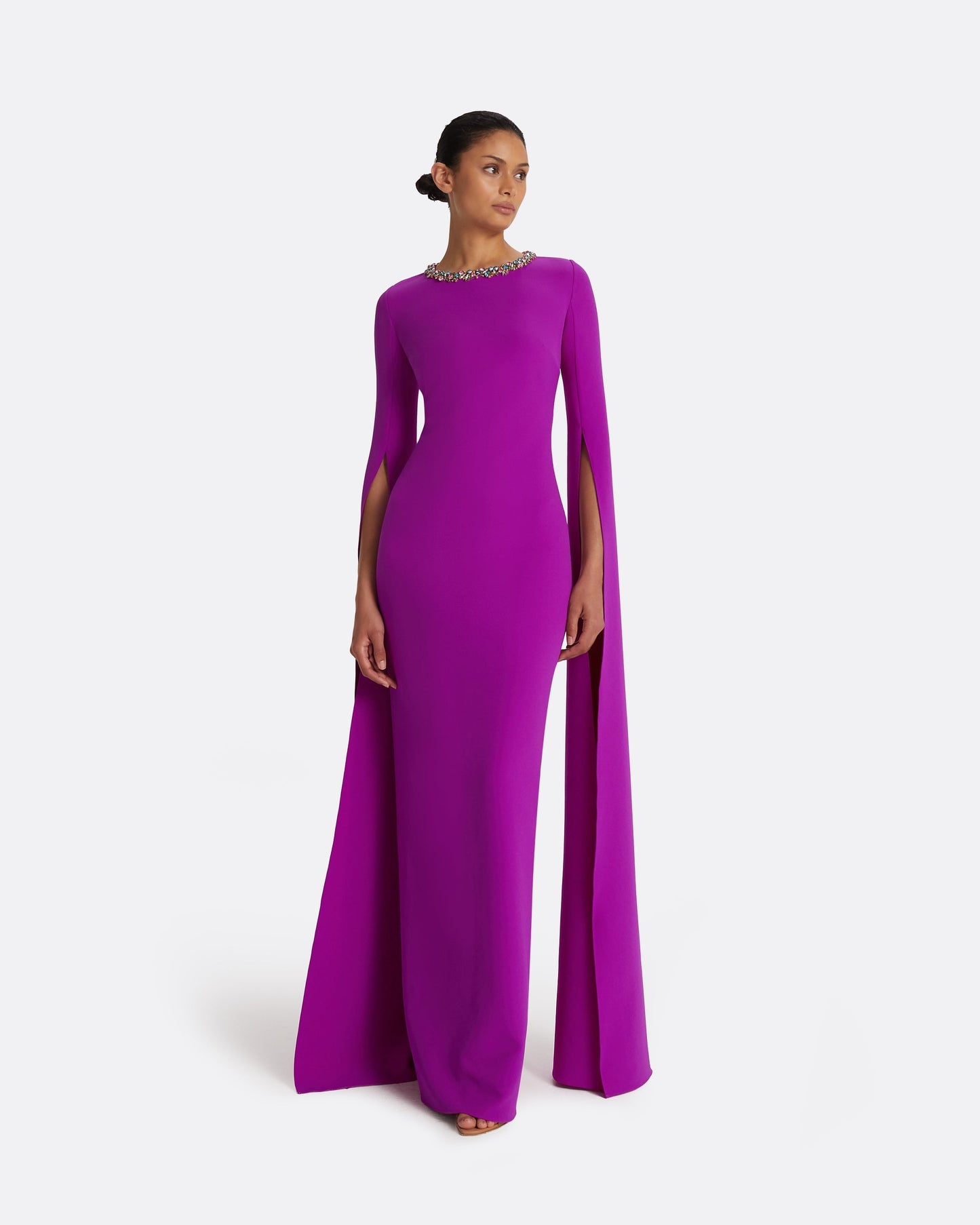 Talina Magenta Long Dress