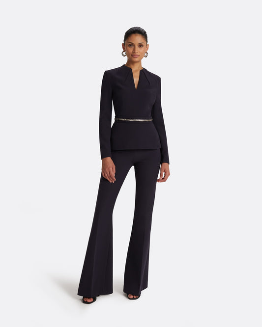 Halluana Midnight Navy Trousers