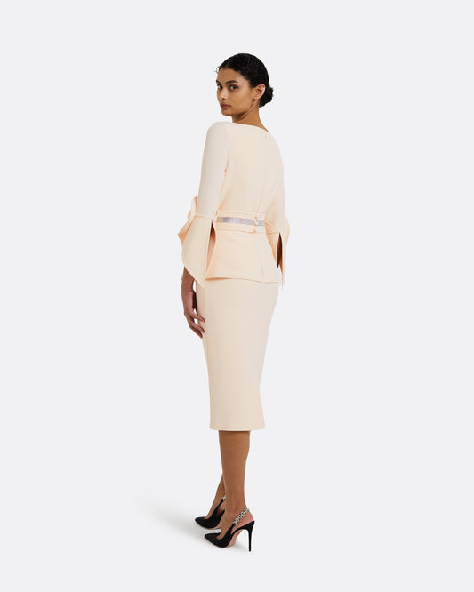 Alondra Vanilla Midi Dress