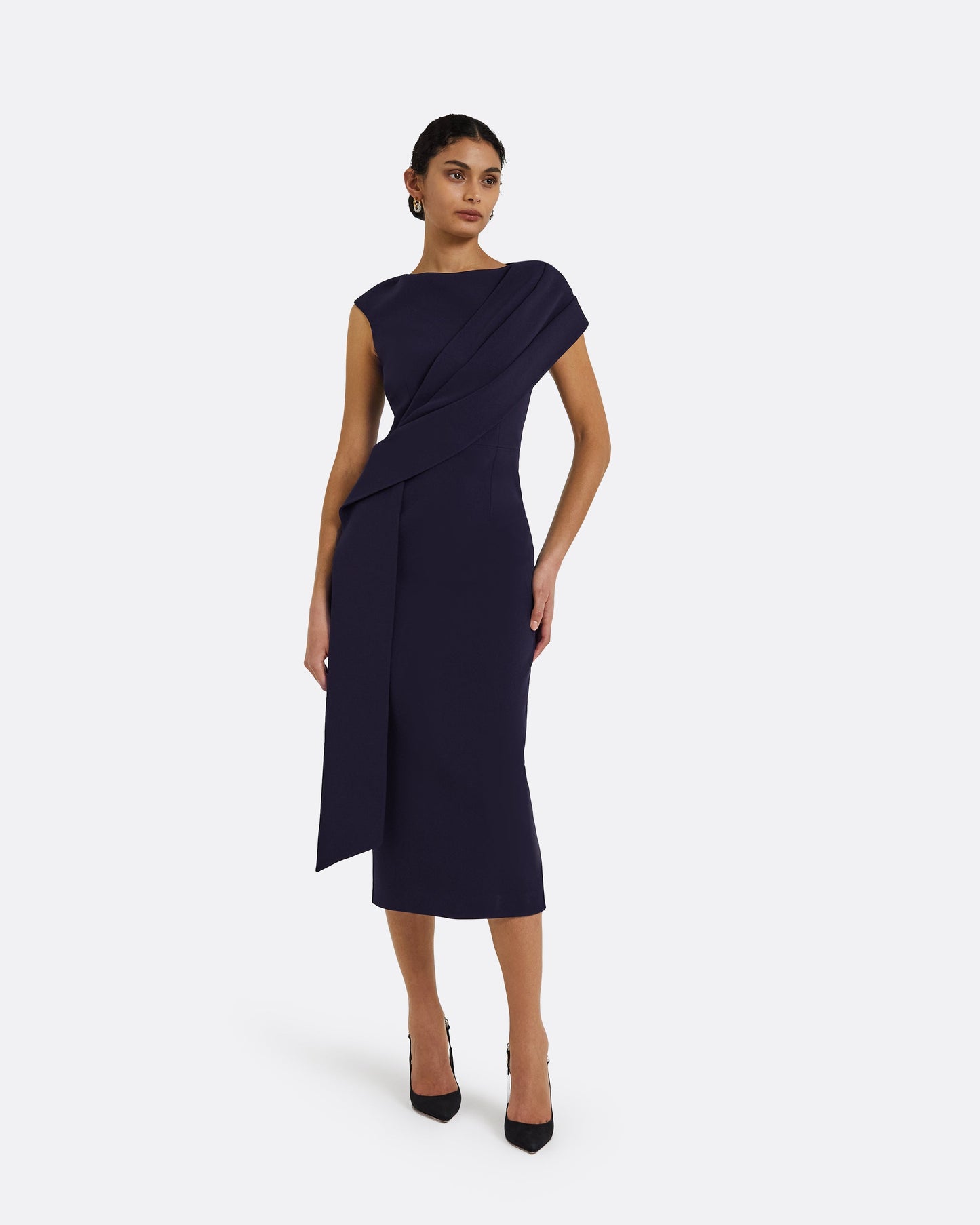 Regina Azurite Blue Midi Dress