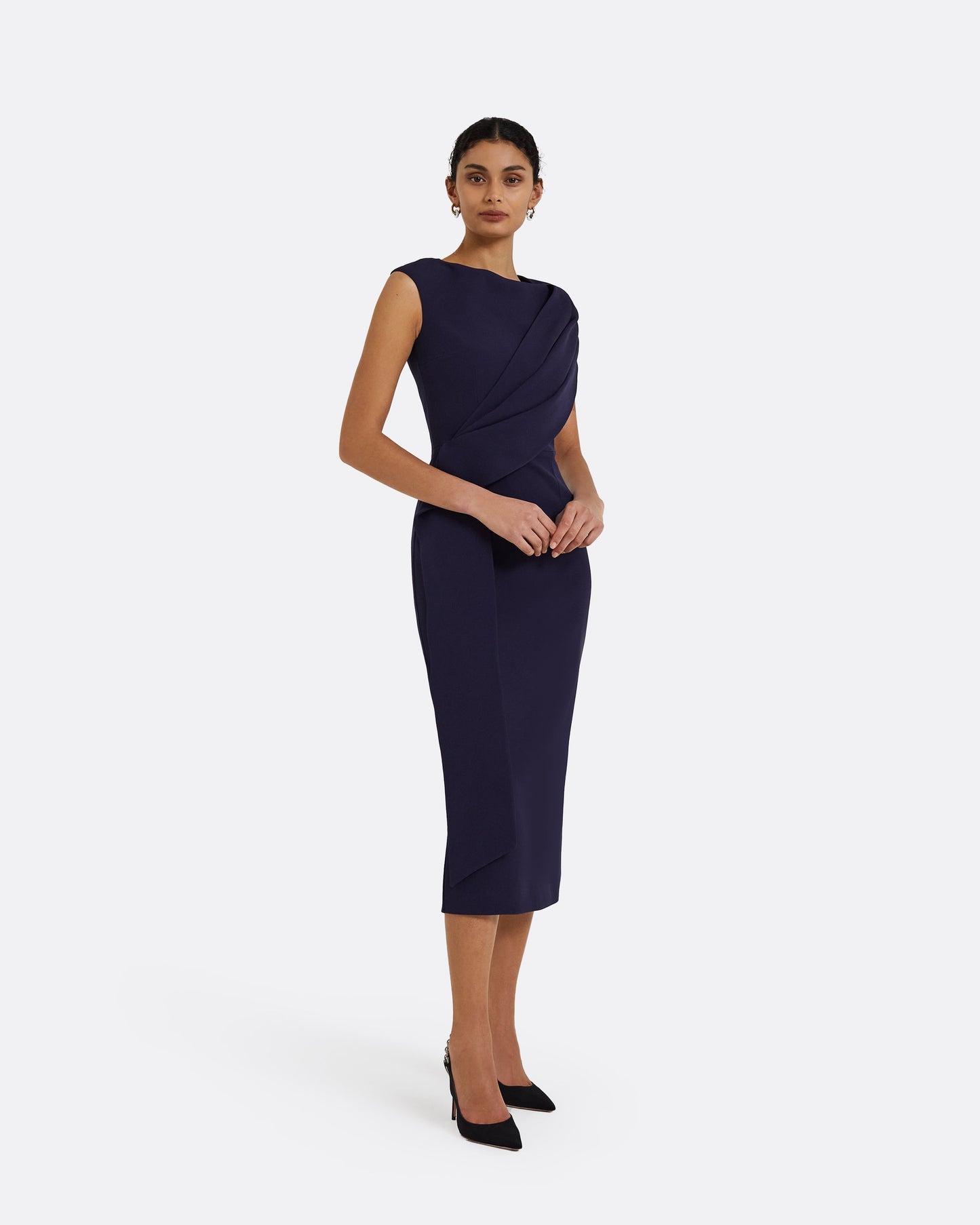 Regina Azurite Blue Midi Dress