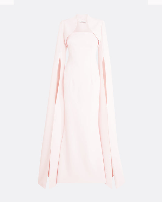 Amari Pale Pink Bolero With Soshin Dress
