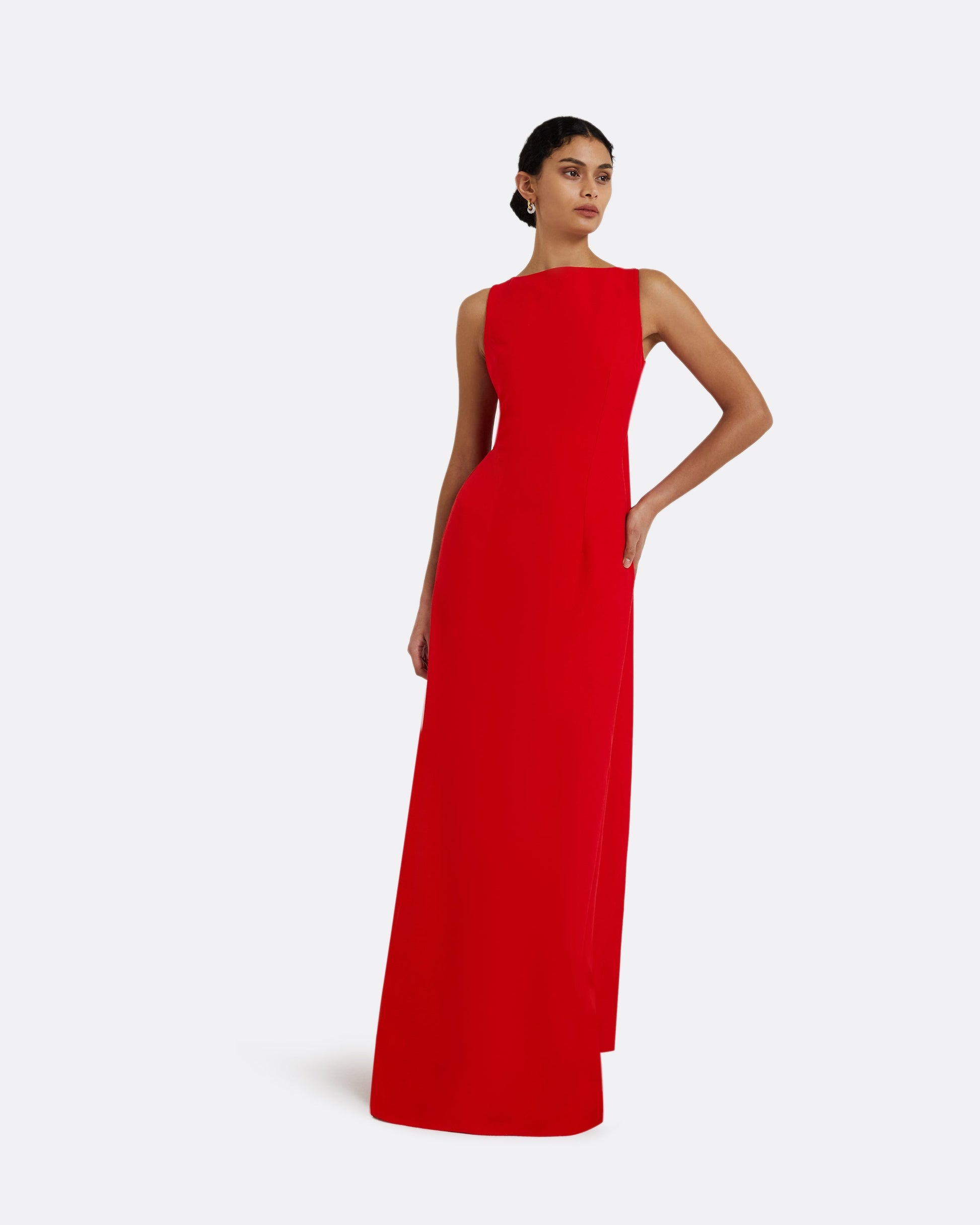 Celestia Cherry Red Long Dress FR44 - US12