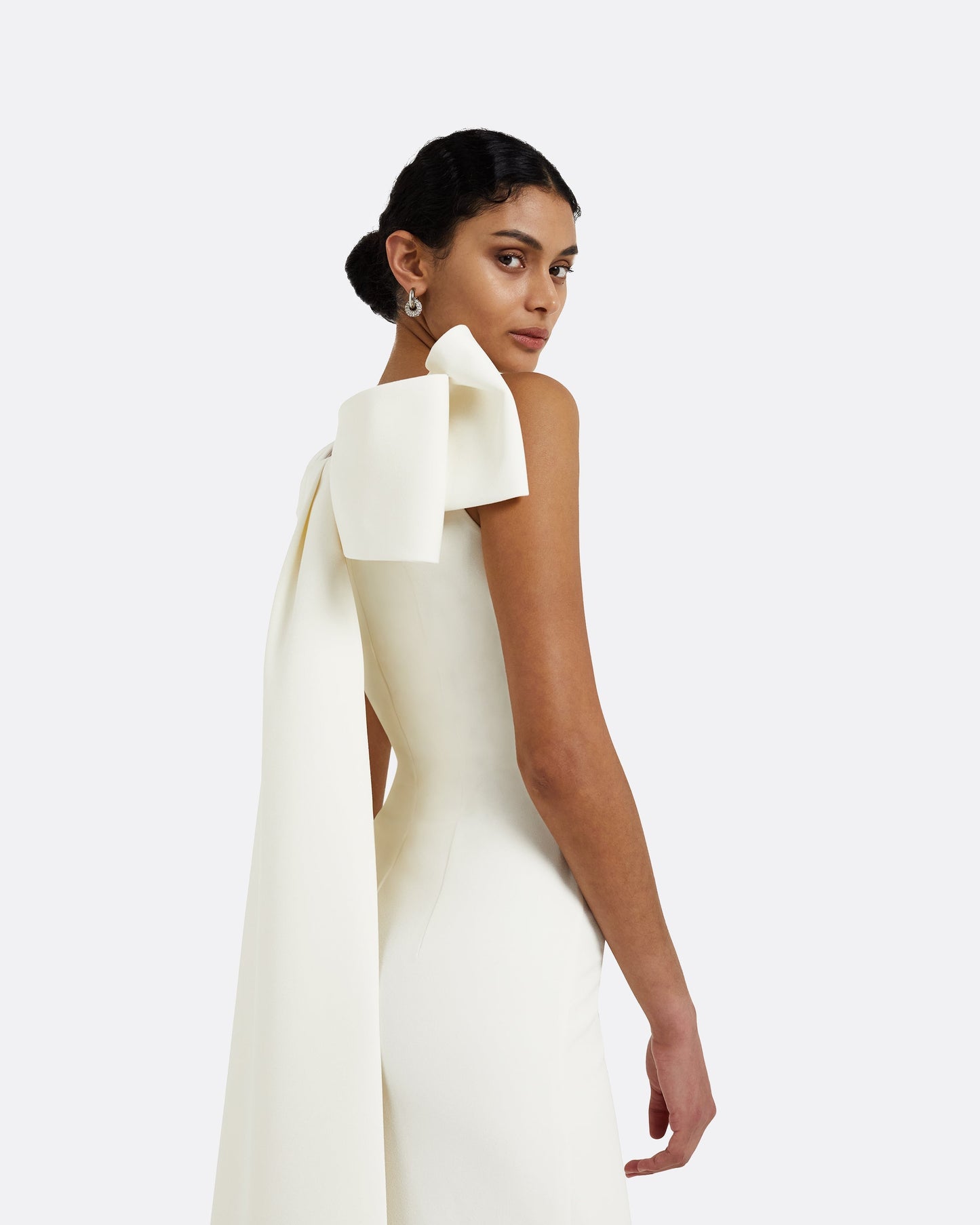 Celestia Ivory Long Dress – Maison Safiyaa USA