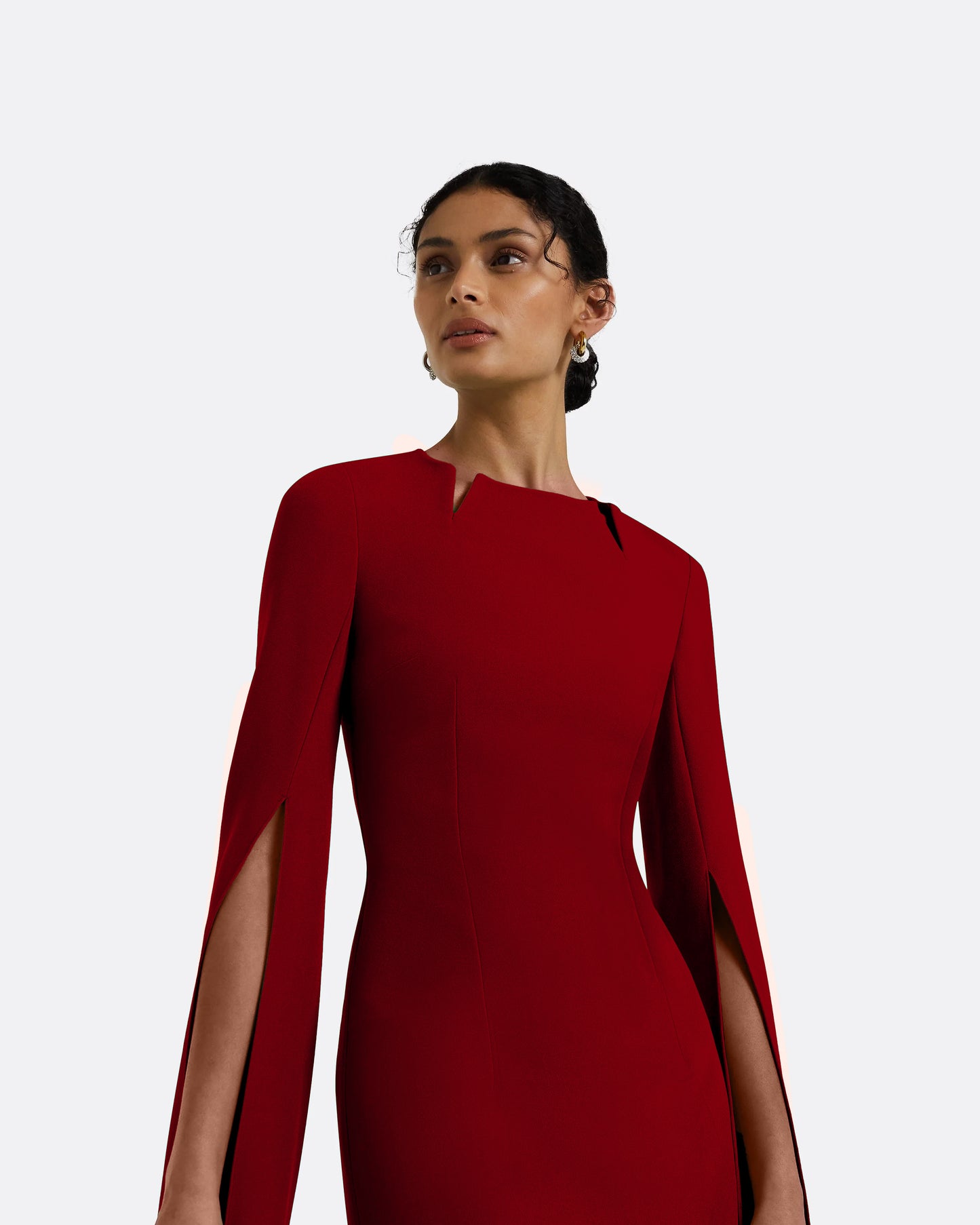 Talin Azalea Red Long Dress