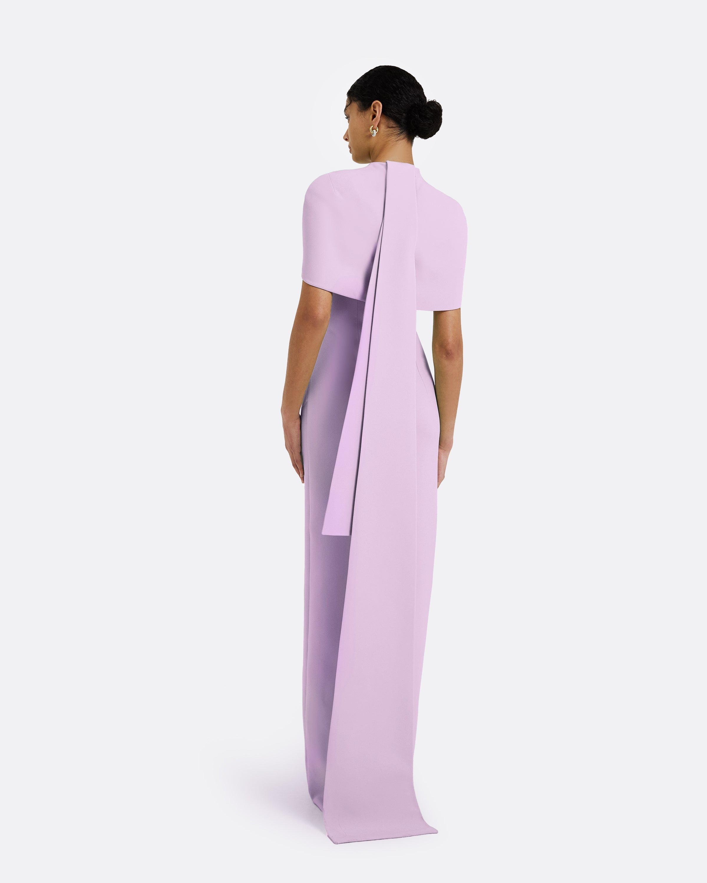 Kalika Lavender Long Dress – Maison Safiyaa USA