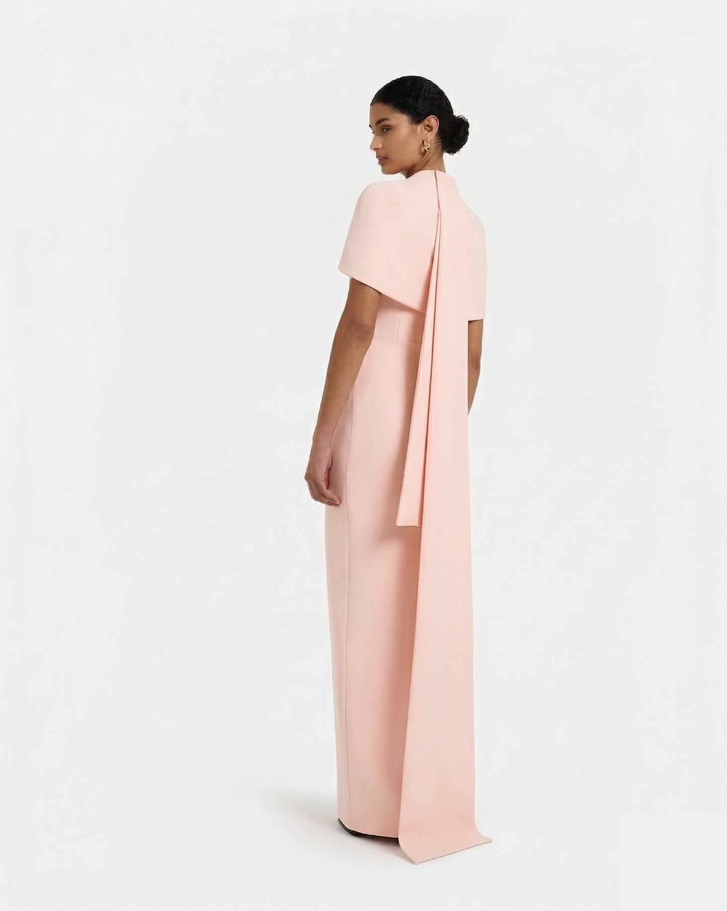 Kalika Long Dress in Pale Pink