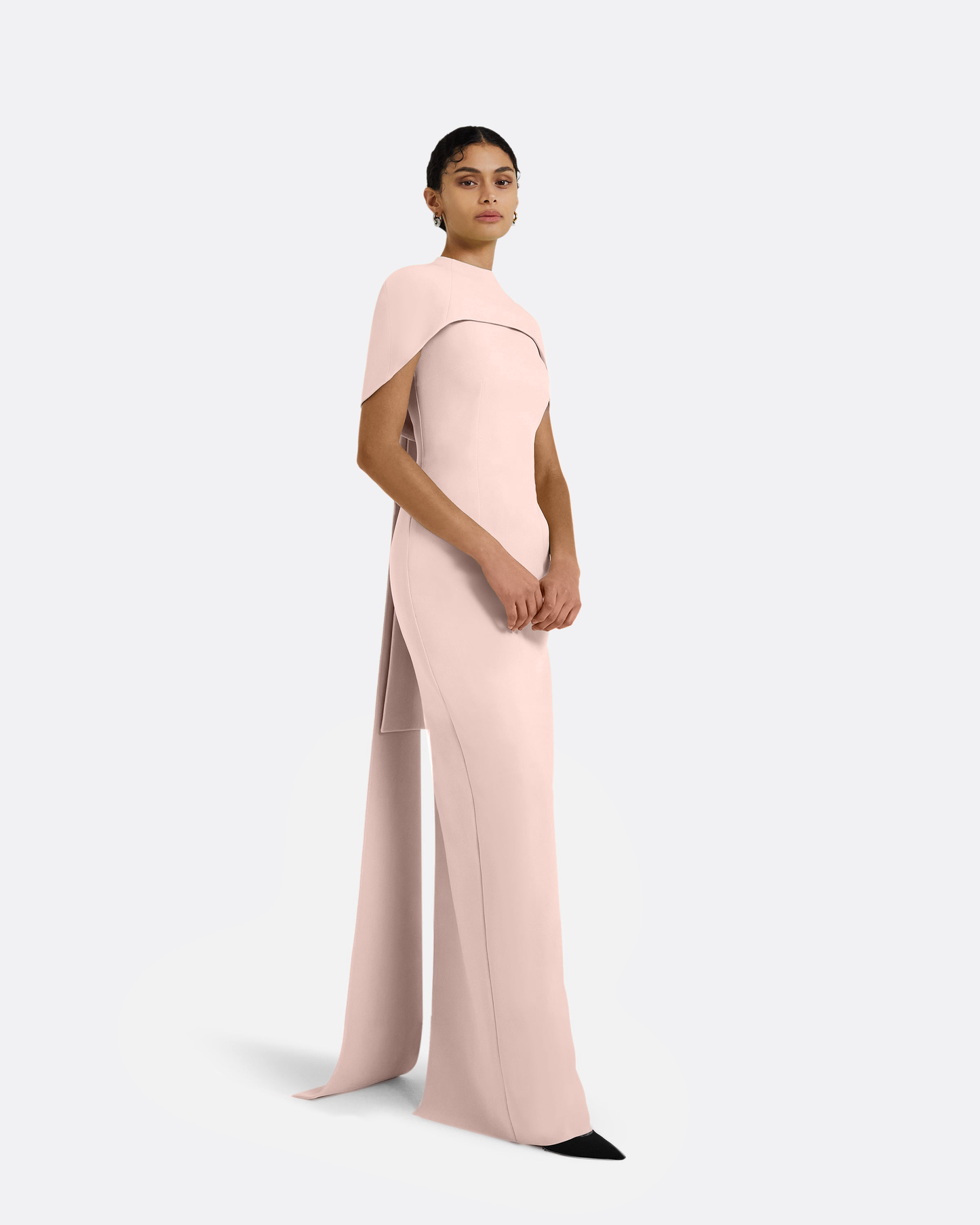 Kalika Long Dress in Pale Pink