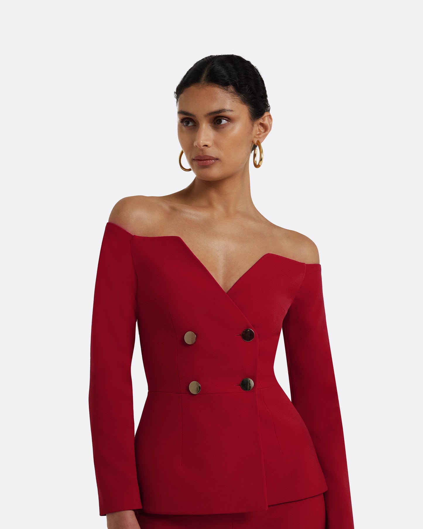 Kamile Azalea Red Jacket