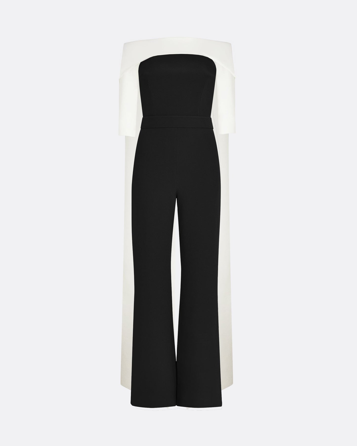 Bellara Ivory Harness & Black Takayama Jumpsuit