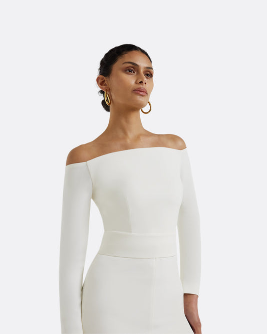 Veasna Ivory Jumpsuit
