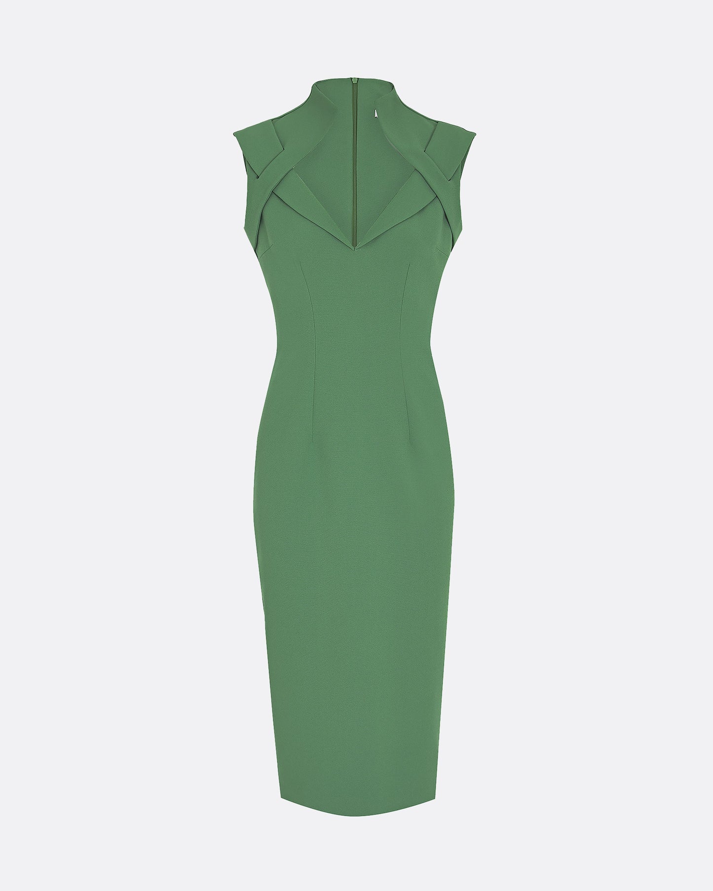 Loide Fern Green Midi Dress