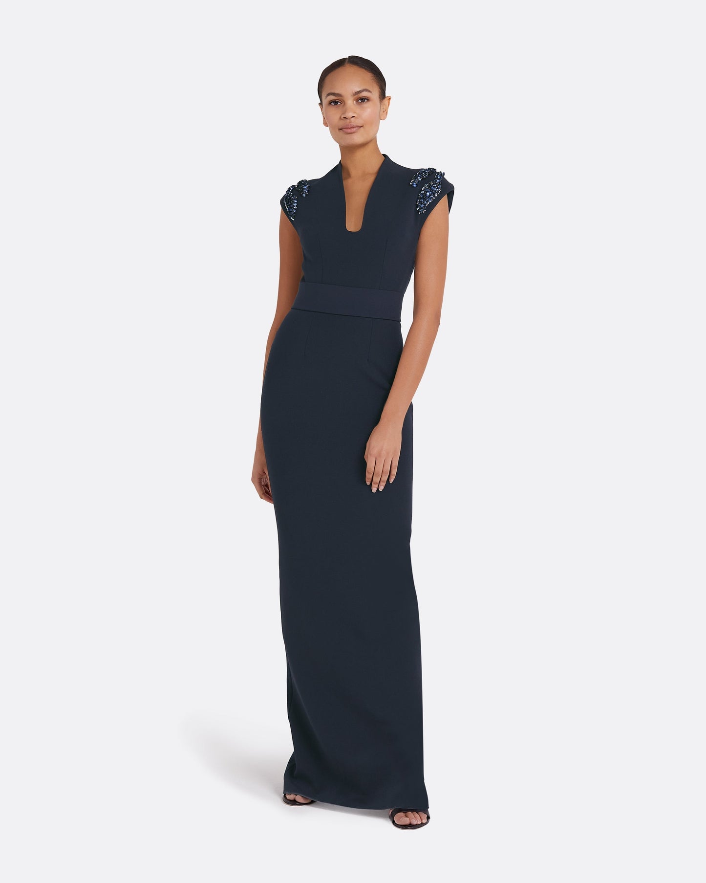 Dana Midnight Navy Long Dress