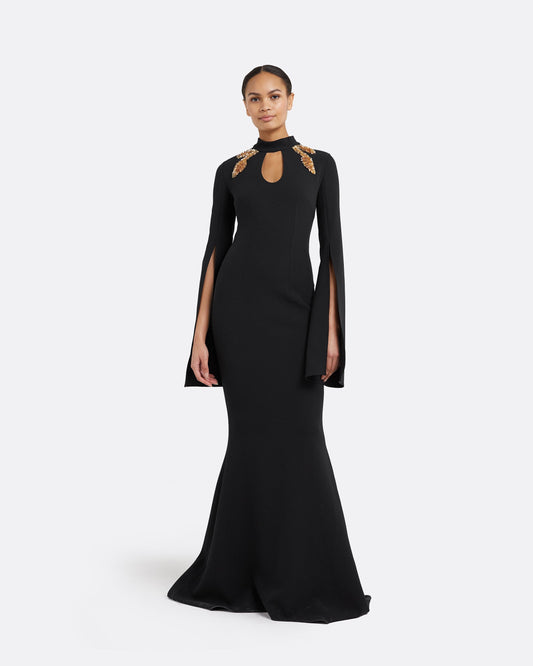 Anouk Black Long Dress