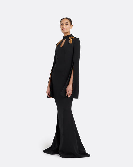 Anouk Black Long Dress