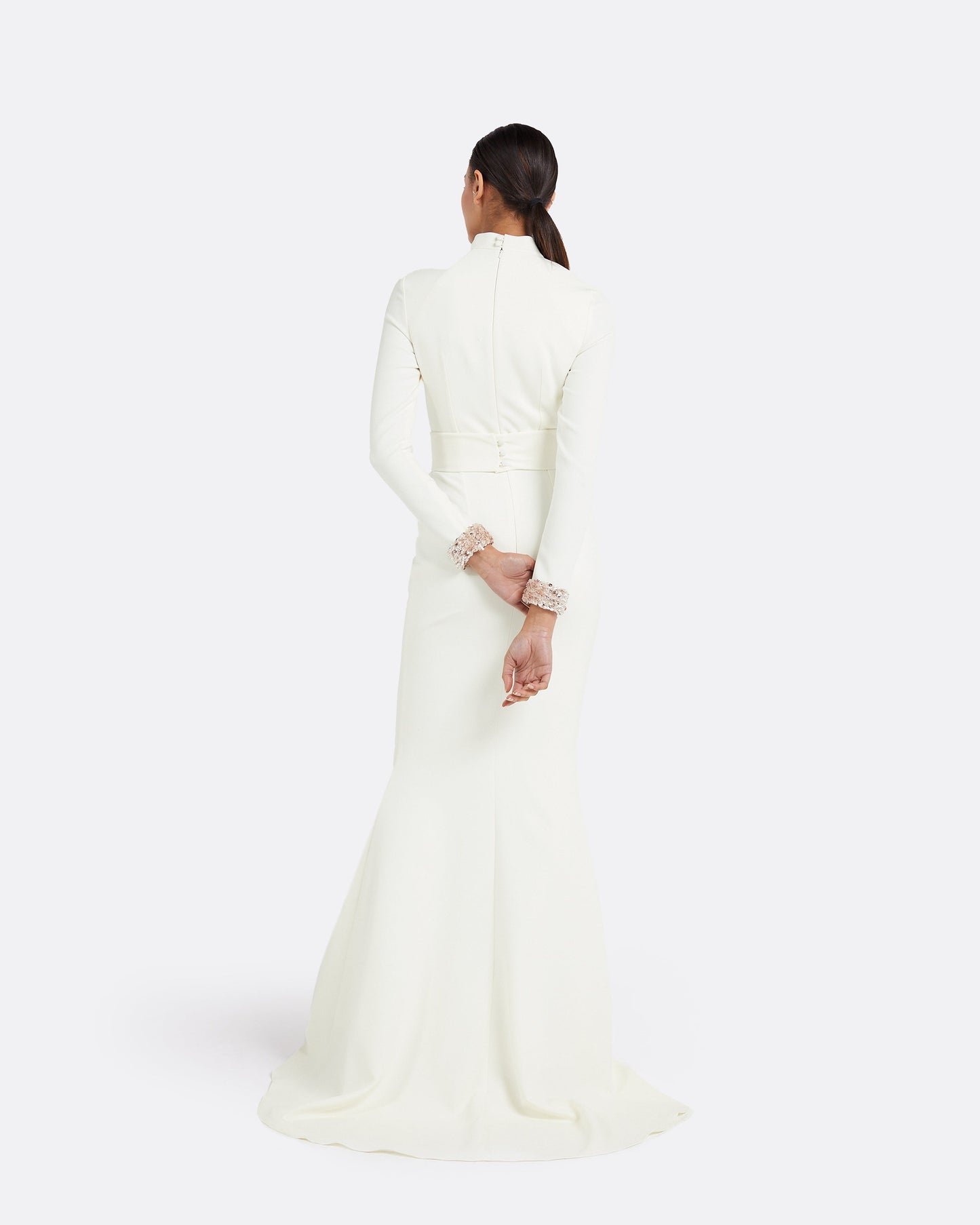 Kamala Ivory Long Dress