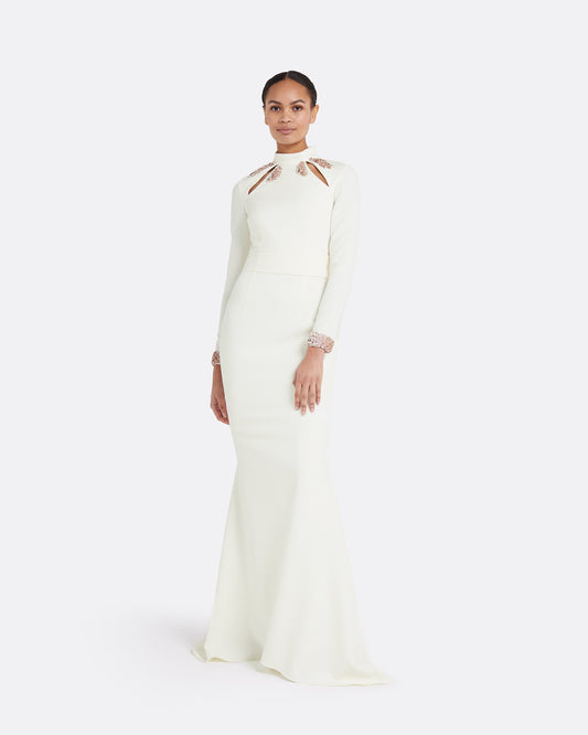 Kamala Ivory Long Dress