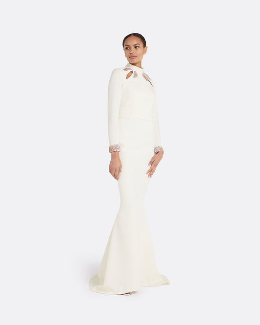 Kamala Ivory Long Dress