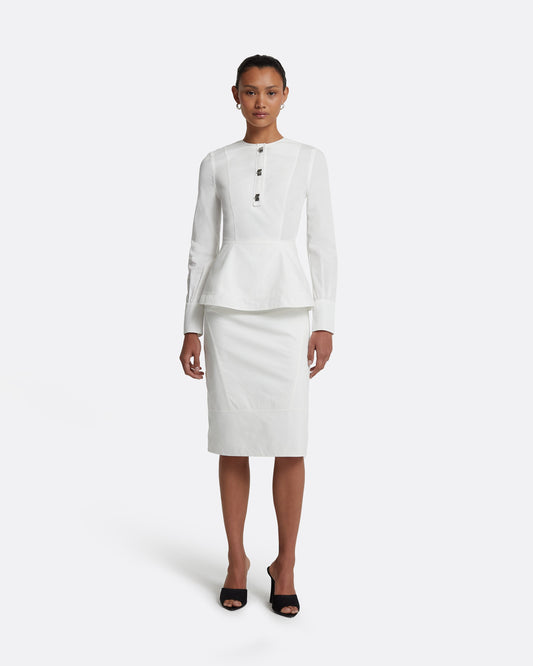 Fatima Ivory Top