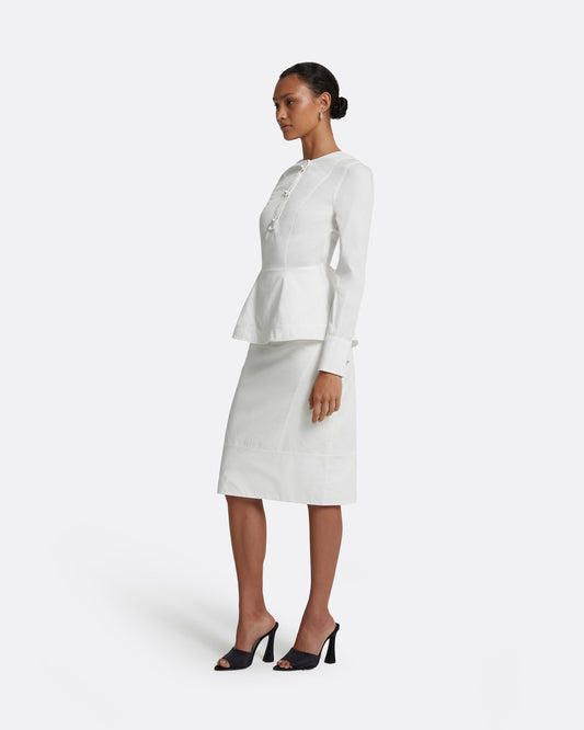Fatima Ivory Top