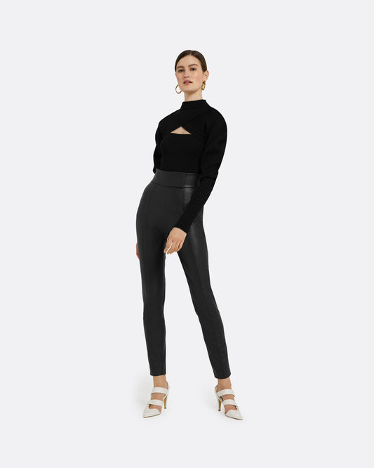 Carine Black Knit