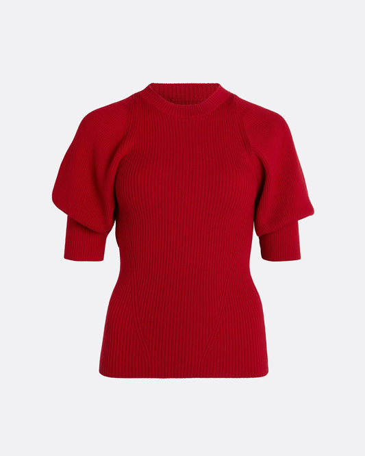 Paula Azalea Red Knit