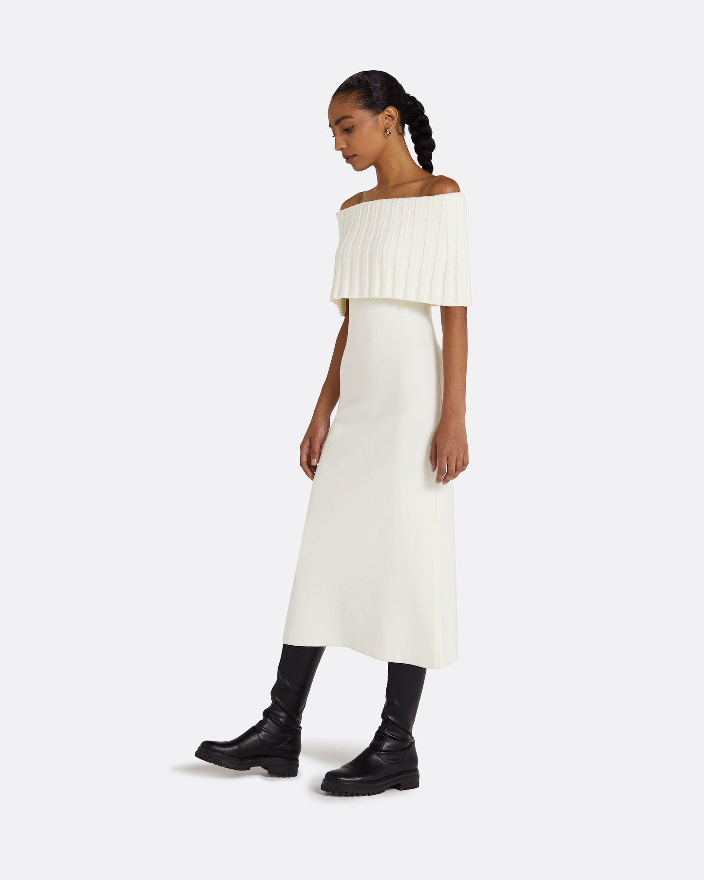 Risette Ivory Midi Dress