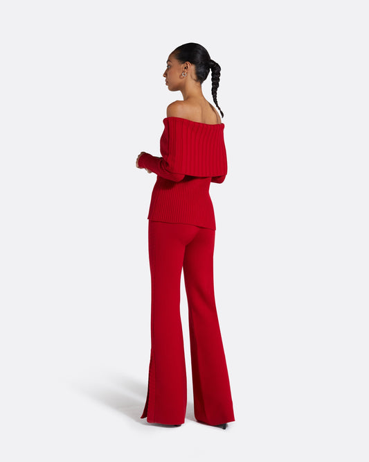 Risetta Azalea Red Knit