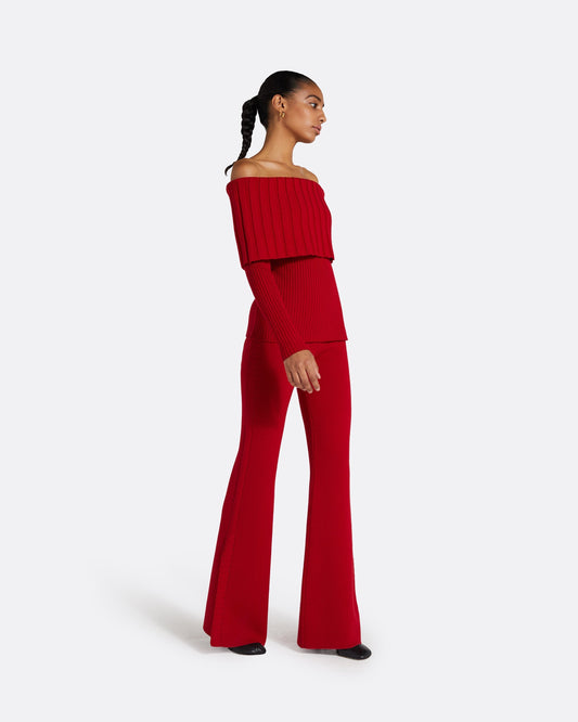 Risetta Azalea Red Knit