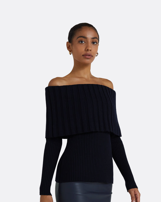Risetta Navy Knit
