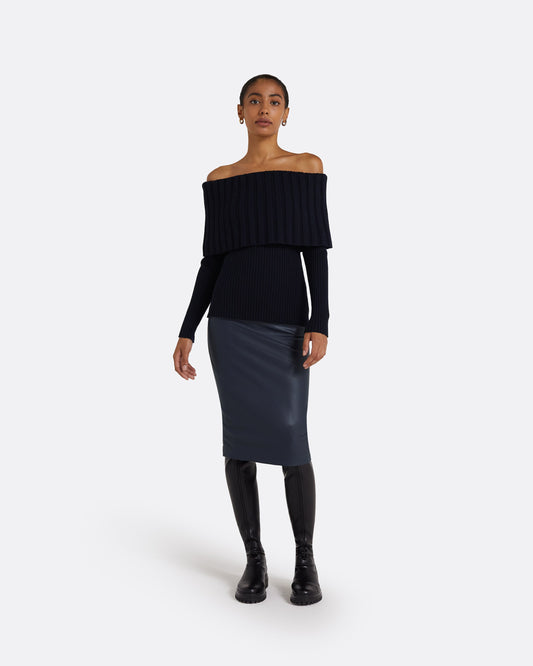 Risetta Navy Knit