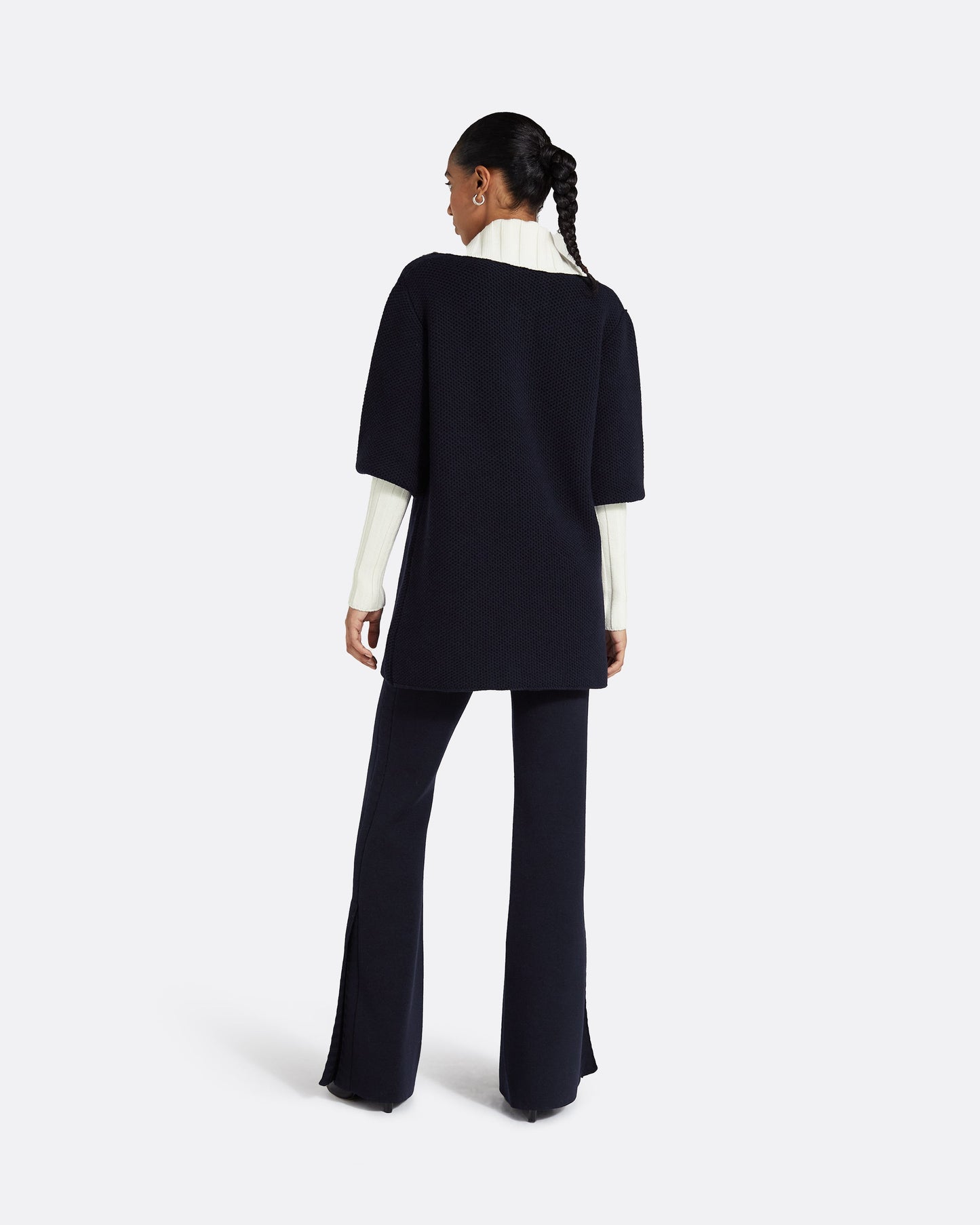 Leonie Navy & Ivory Knit