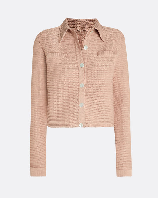 Artemis Old Rose Crochet Jacket