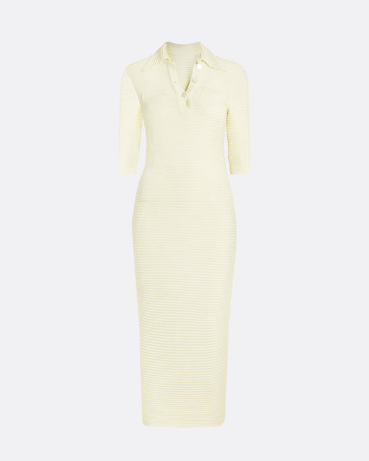 Akilah Ivory Crochet Dress