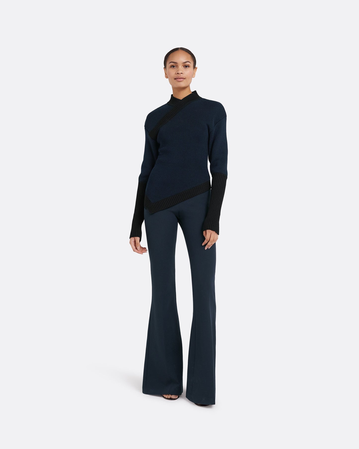 Genie Knit In Navy & Black
