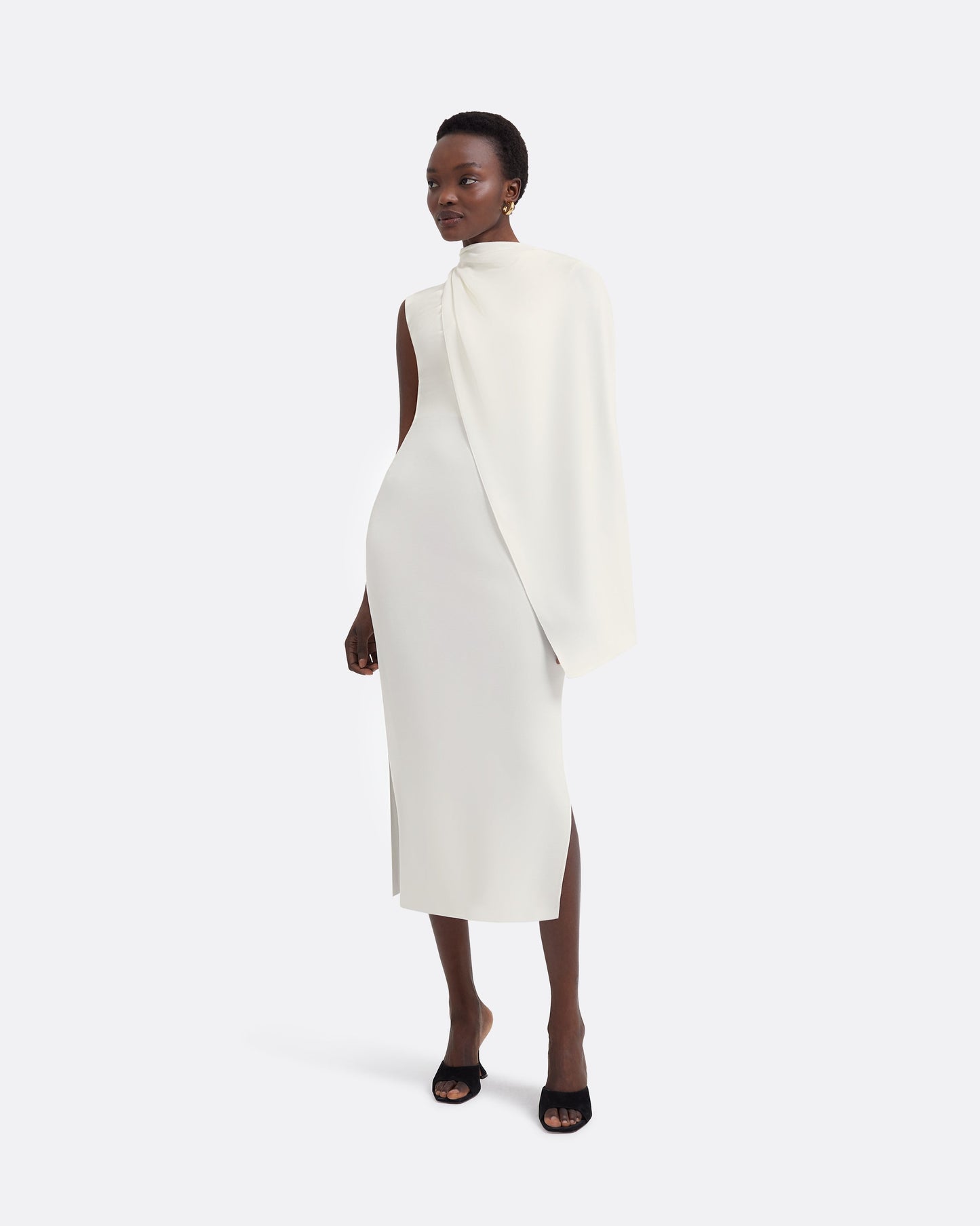 Dilly Ivory Midi Dress