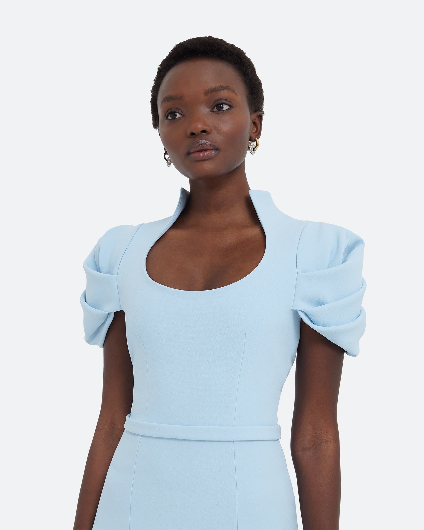 Logan Pale Blue Long Dress