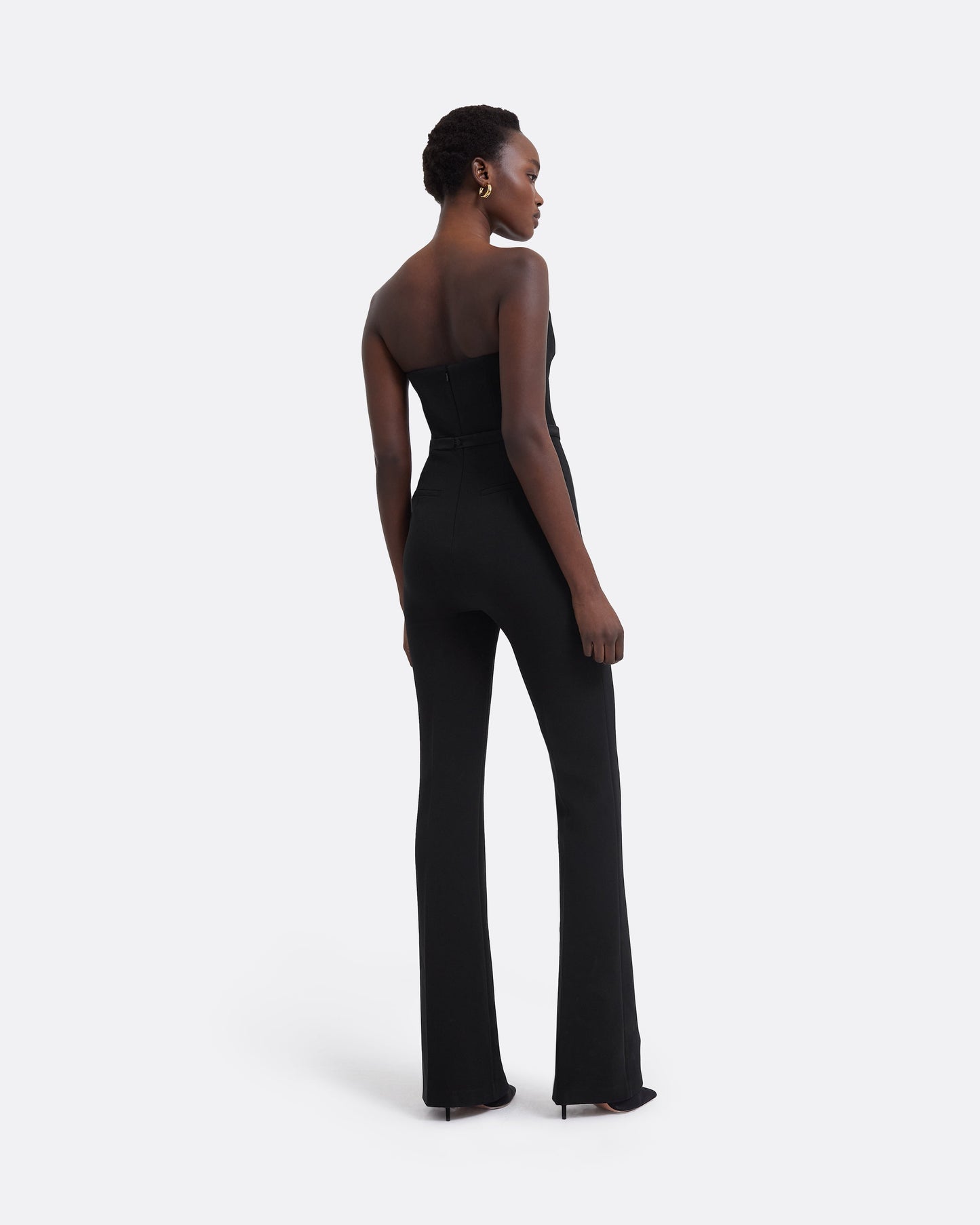 Myrine Black Jumpsuit With Belt