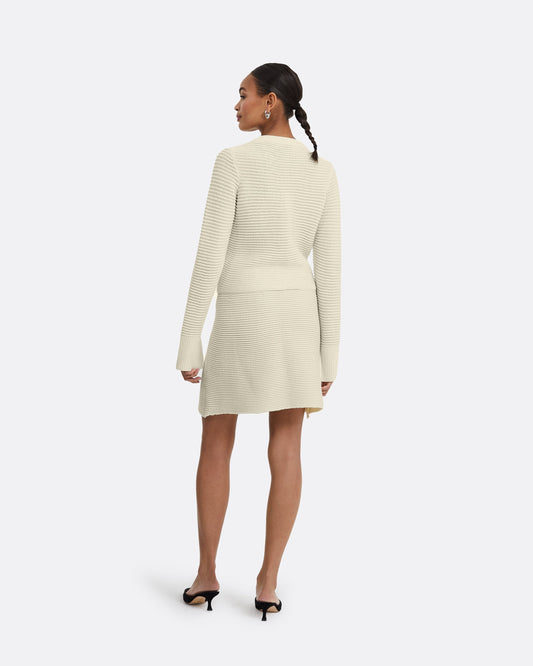 Kelly Ivory Crochet Skirt