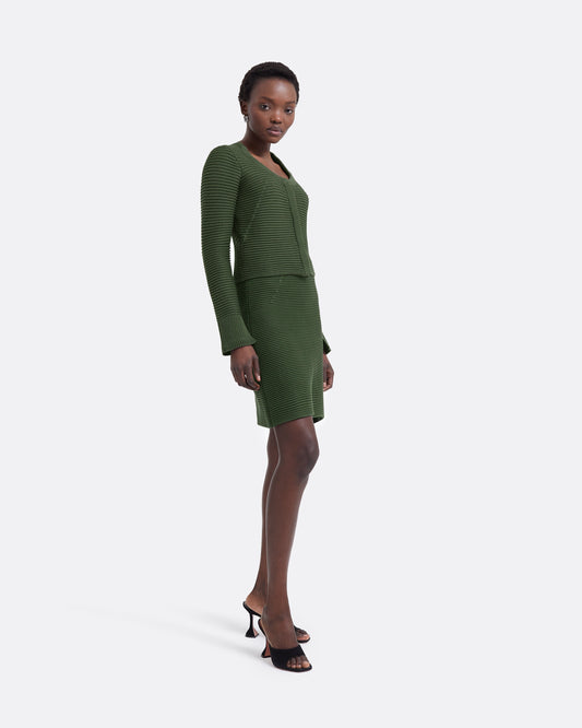 Karlotta Olive Crochet Jacket